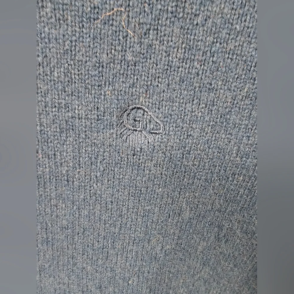 NWT Giesswein Austria Mens Lambs Wool Basics Pullover Sweater Round Neck Large